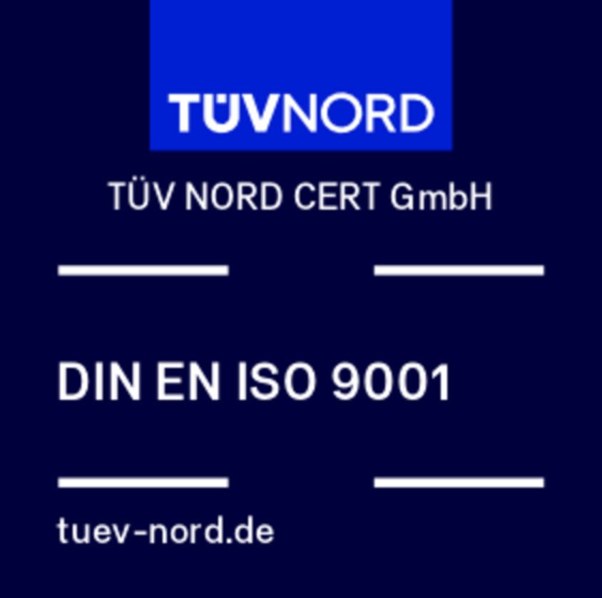 TÜV-Nord-Siegel DIN EN ISO 9001