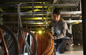 Elektroinstallation im Einsatz