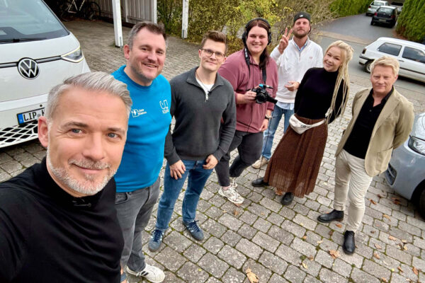 Video-Dreh mit E3/DC-CEO Andreas Piepenbrink bei Kunden Tobias Heinze