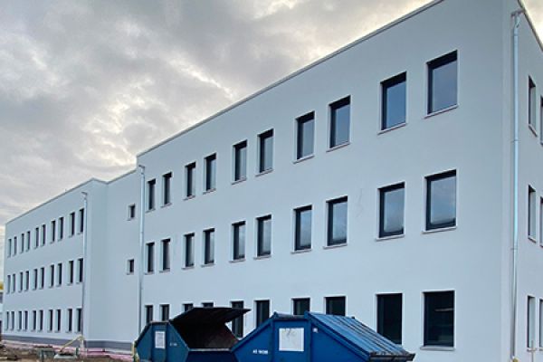 Fassadenarbeiten Neubau Bürogebäude