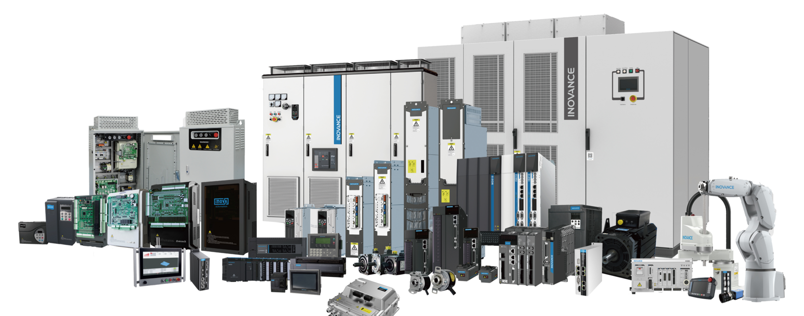 Produktfamilie der industriellen Automation von Inovance