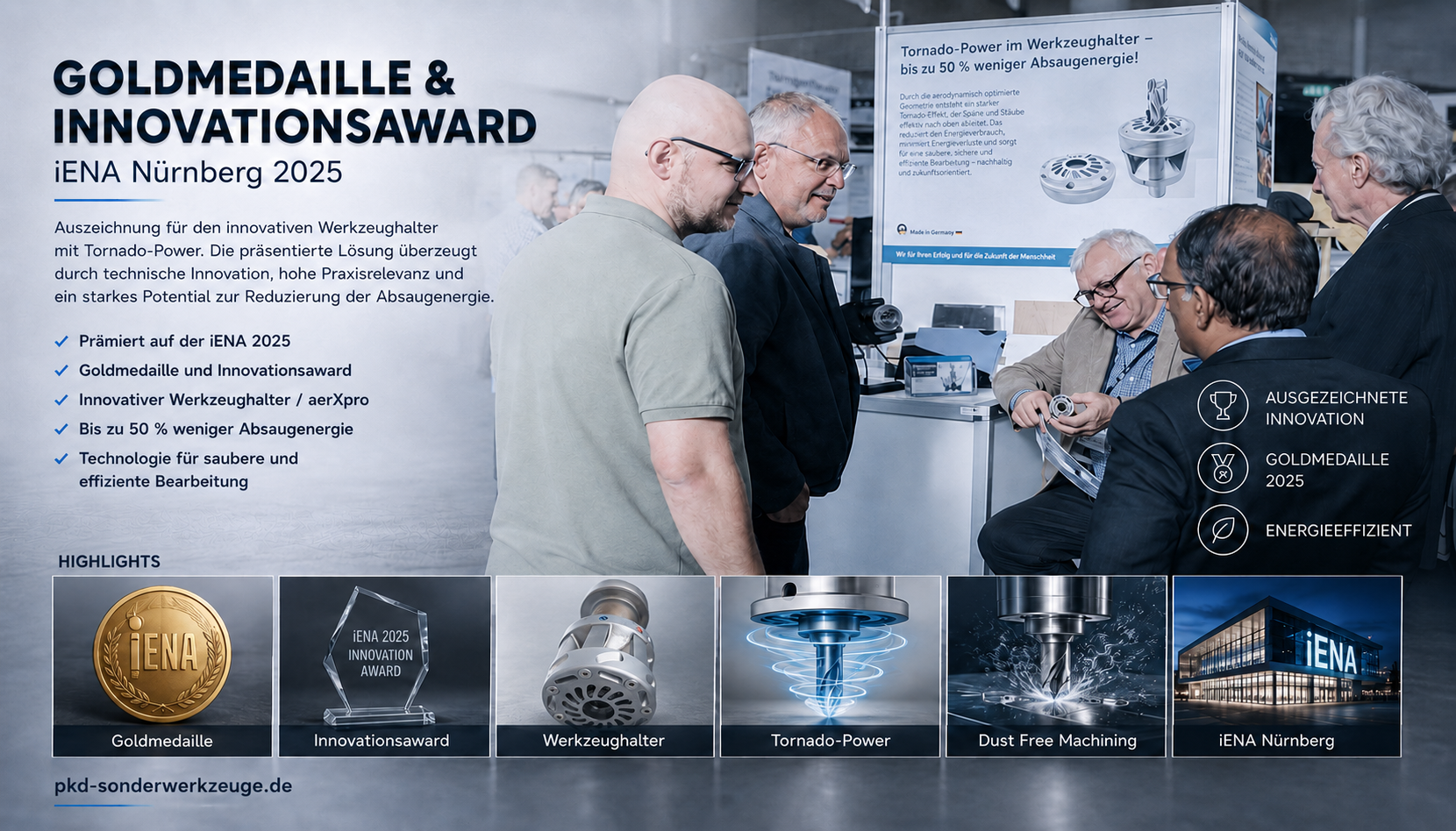 Gold medal and Innovation Award iENA Nuremberg 2025 for aerXpro