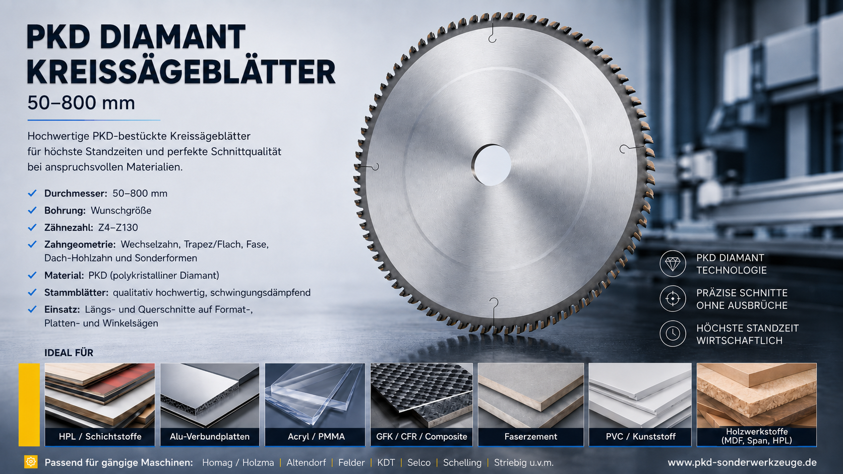 Diamond circular saw blade
