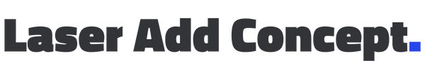 Laser Add Concept Logo