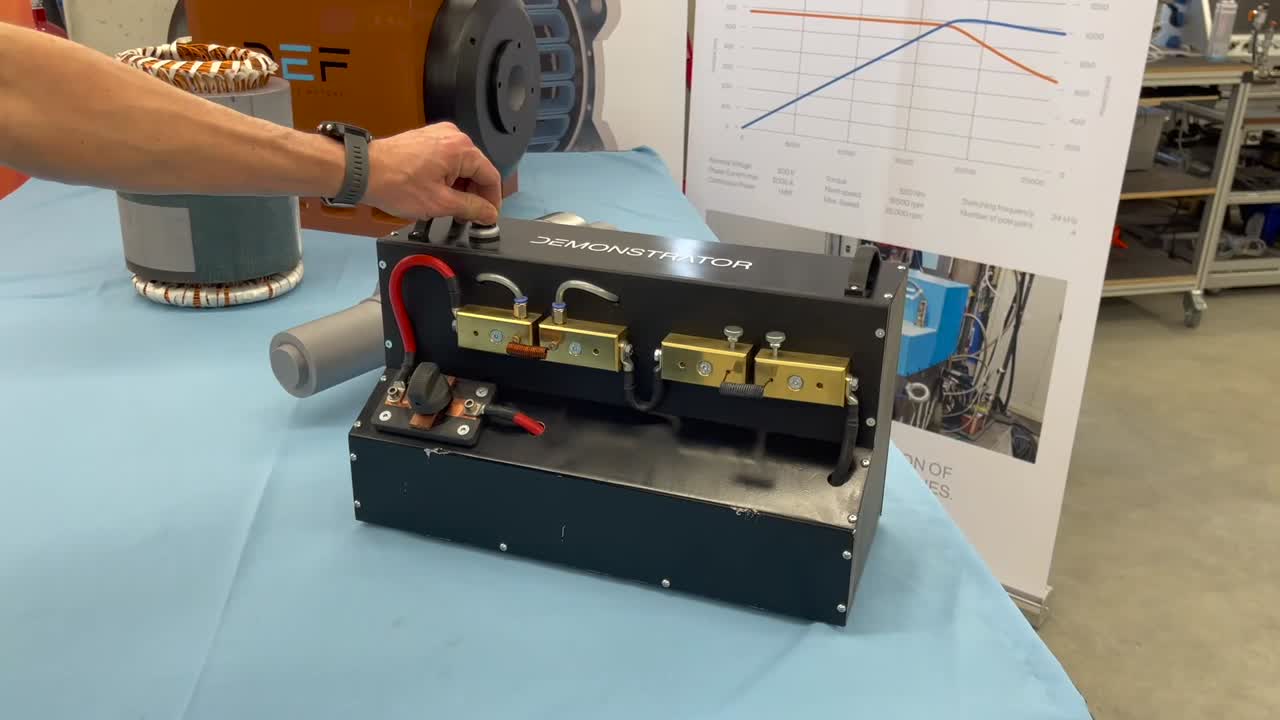 Demonstrator elektrische Maschine