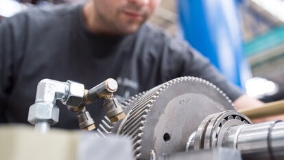 Produktion im Stammwerk Kassel