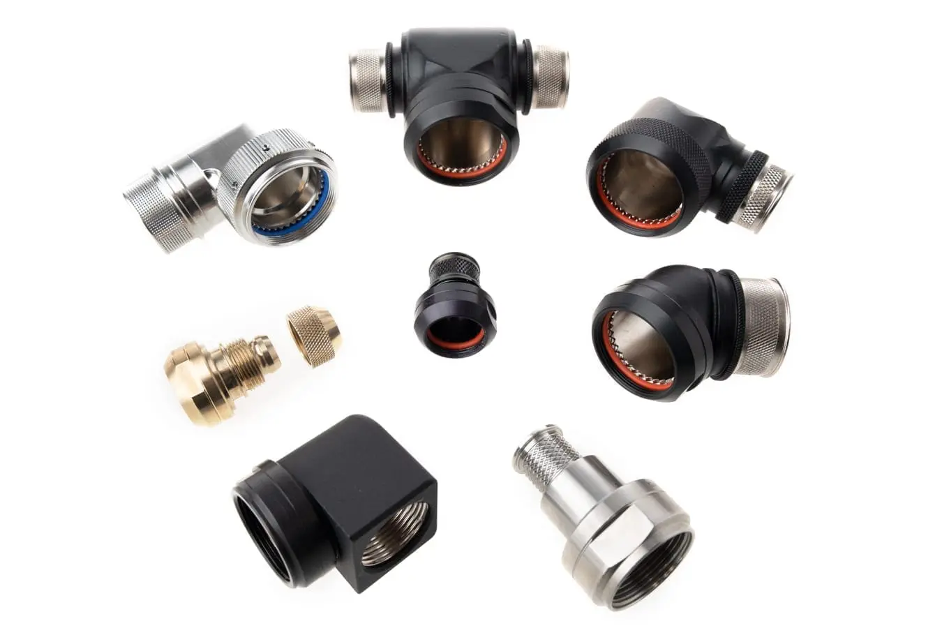 Adapter für Rundsteckverbinder