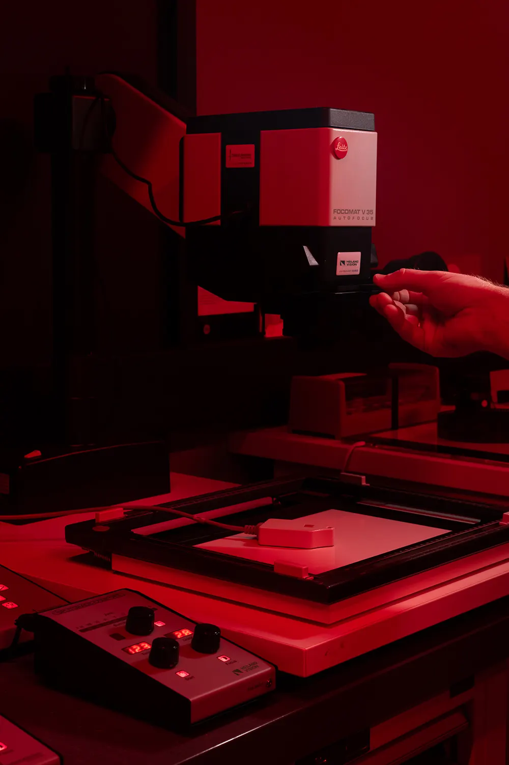 Vergrößerer mit LED-Kaltlicht und Splitgrade
