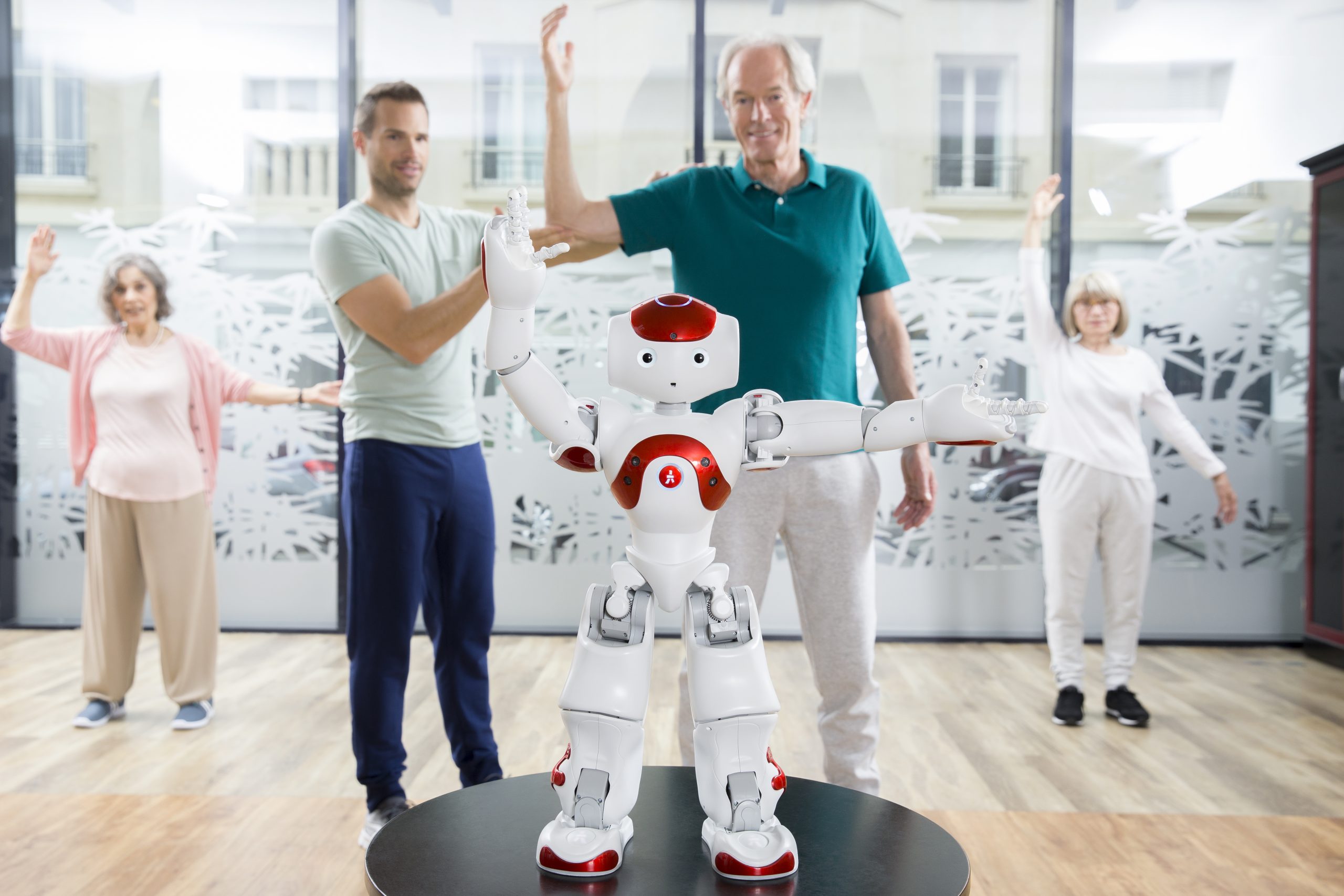 NAO robot for senior care facilities