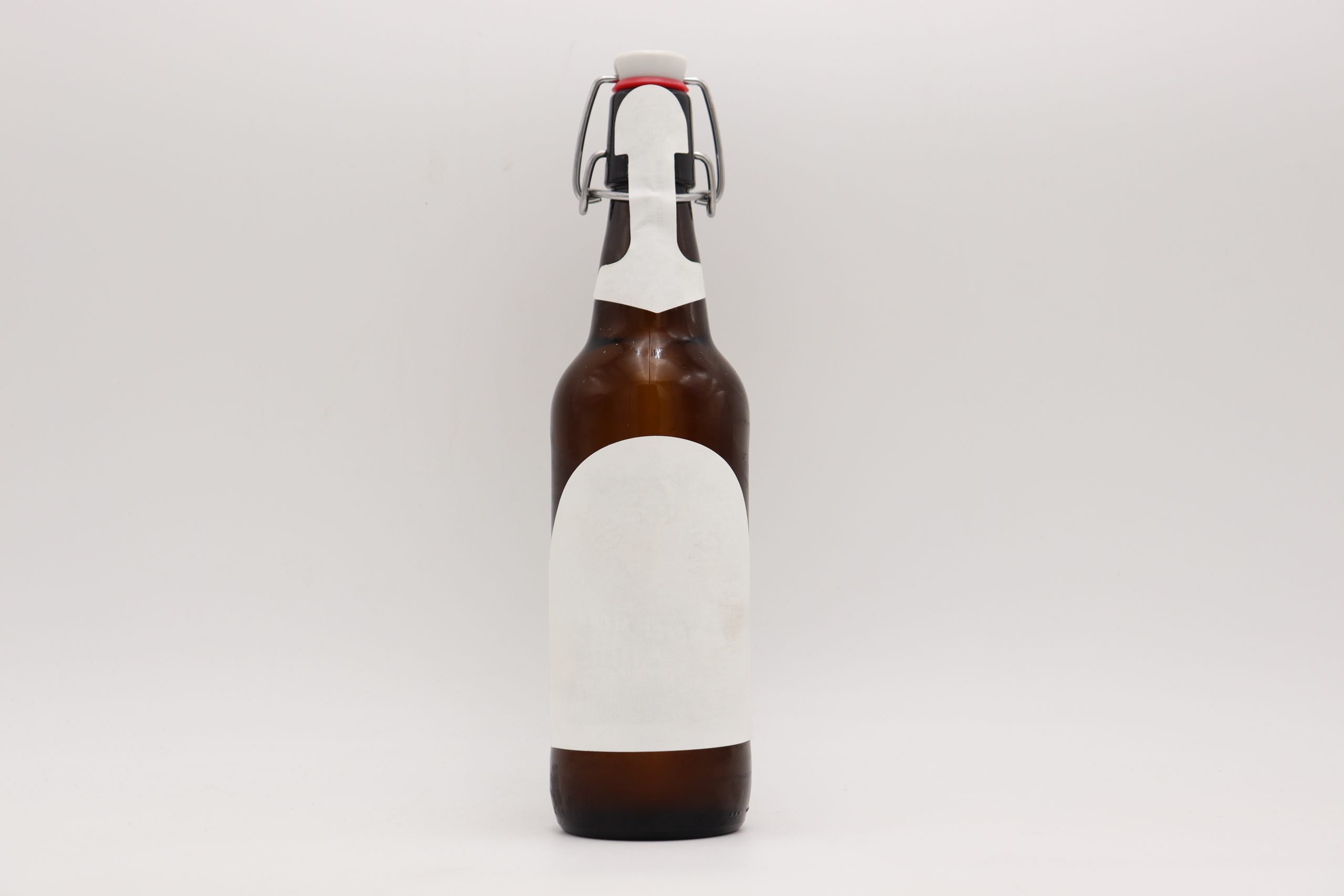 Bügelverschlussflasche 0,5 l mit Anker-Etikett