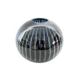 Kugelvase aquamarin kupfer