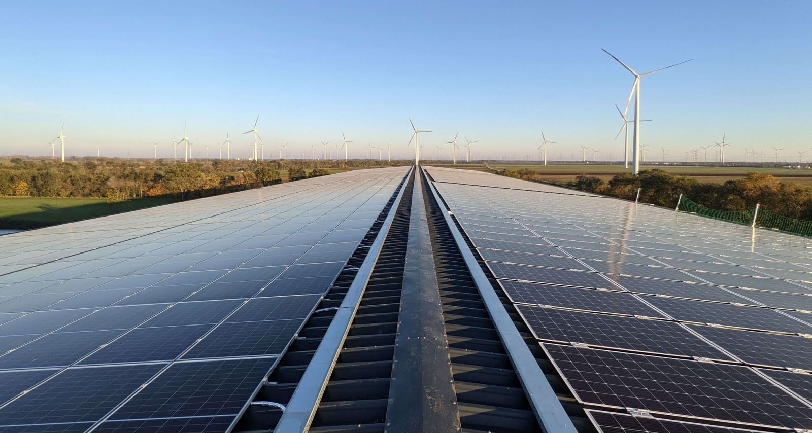 Photovoltaikanlage auf dem Hofdach