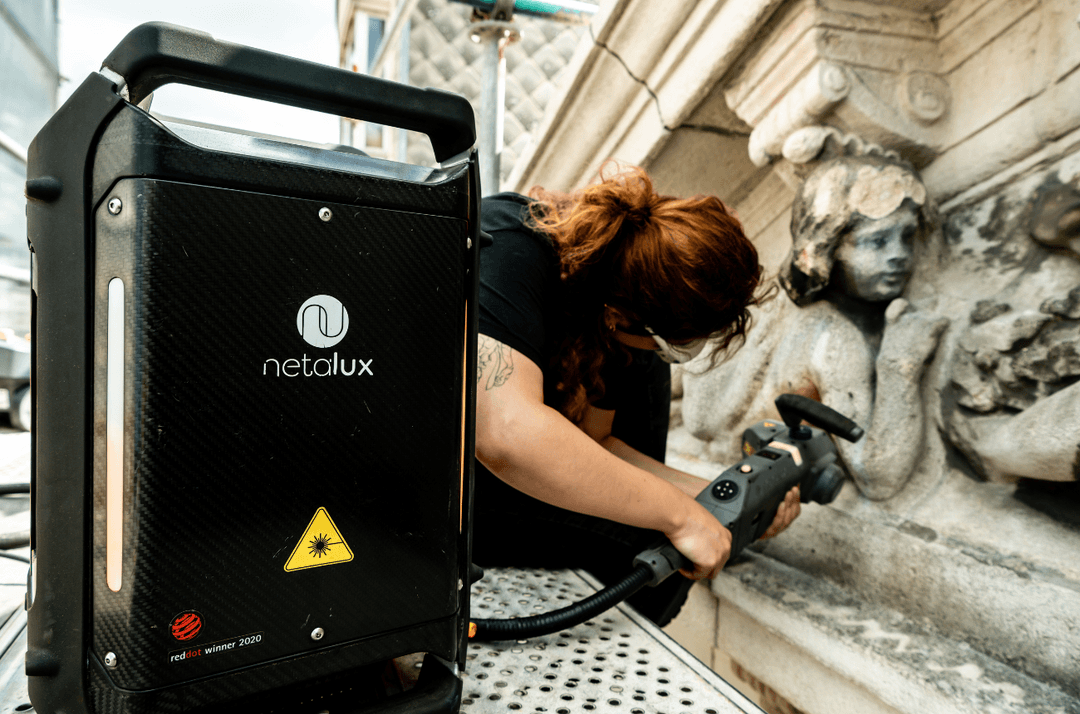 Laser cleaning in restoration areas