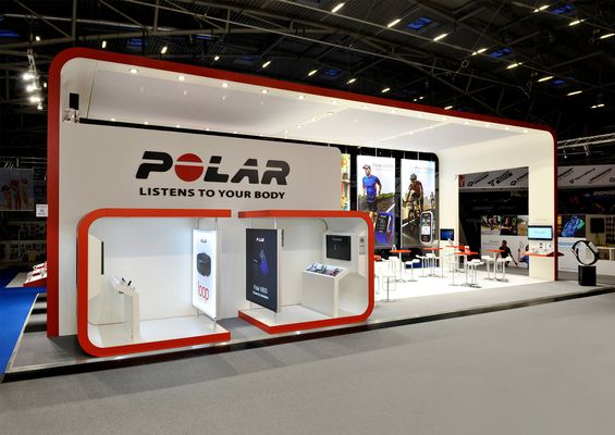 Messestand Polar Electro (ISPO München)