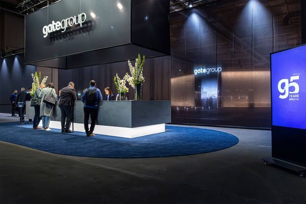 Messestand Gategroup (WTCE Hamburg)