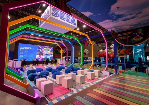 Messestand Sega (Gamescom Köln)