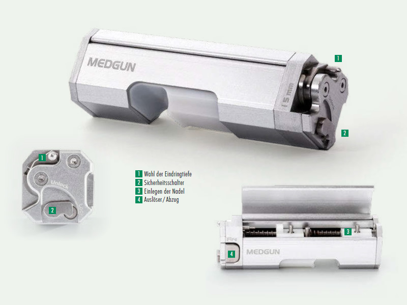 MEDGUN vollautomatische Biopsie-Pistole