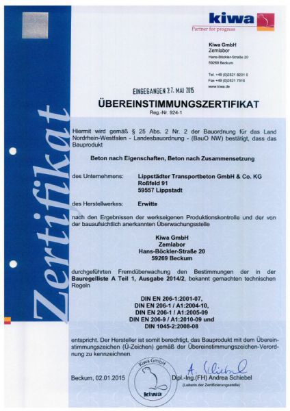 Zertifizierungen
