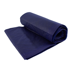 Patientendecke 190 g, 110 x 190 cm, blau PP + recyceltes Kaffeepolyester