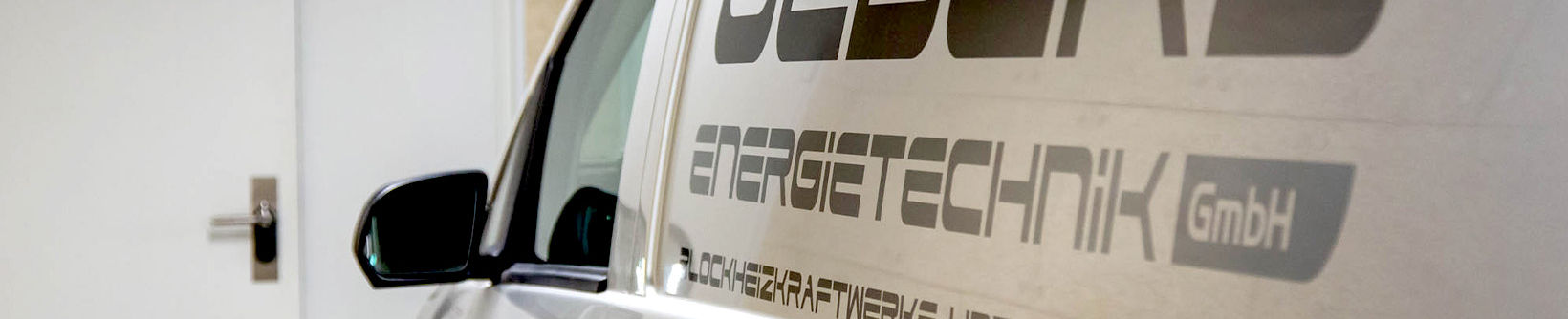 Firmenfahrzeug von Gebers Energietechnik