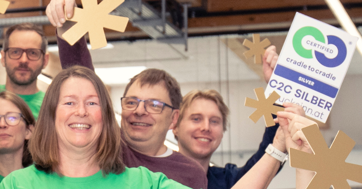 Cradle to Cradle Certified® Gold für Druckprodukte