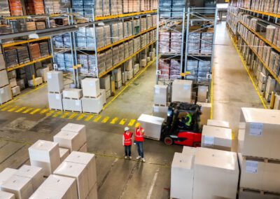 Lagerlogistik mit umfangreichem Lagersortiment