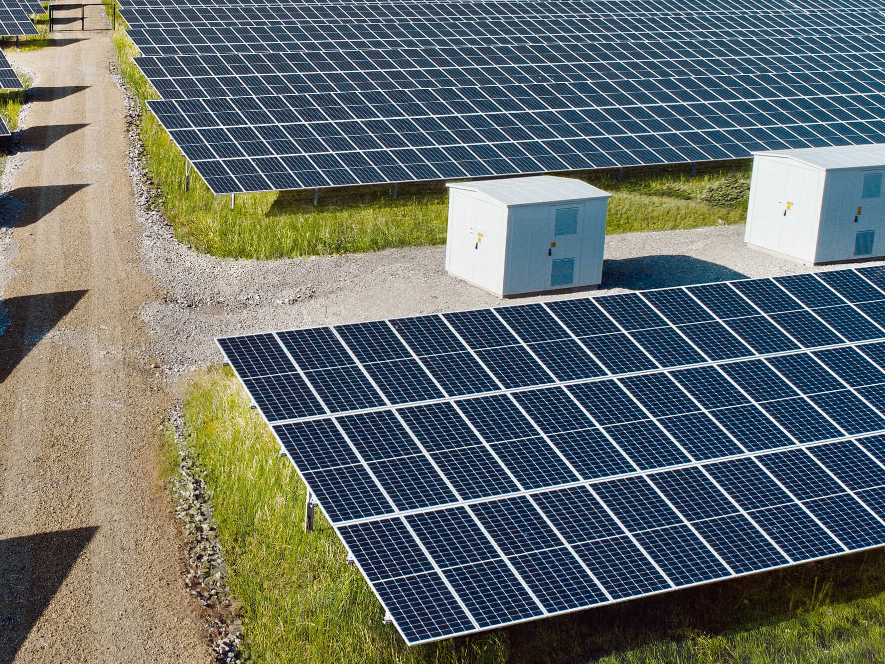 Solarpark-Anlage