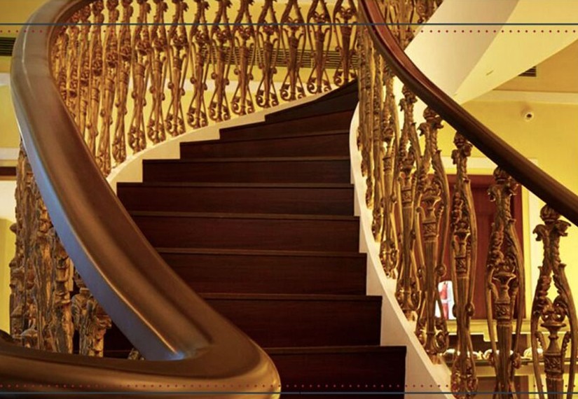 Messing-Ziergitter Kaiserhaus Singapur