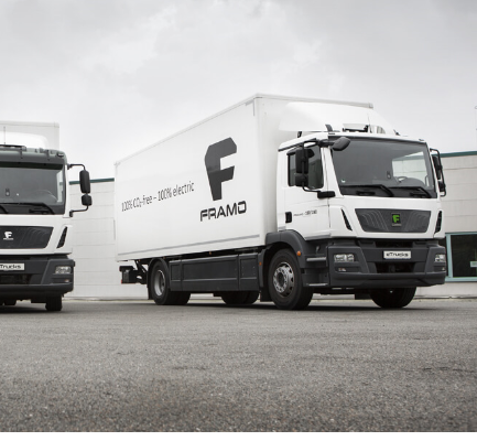 FRAMO eTrucks Flotte