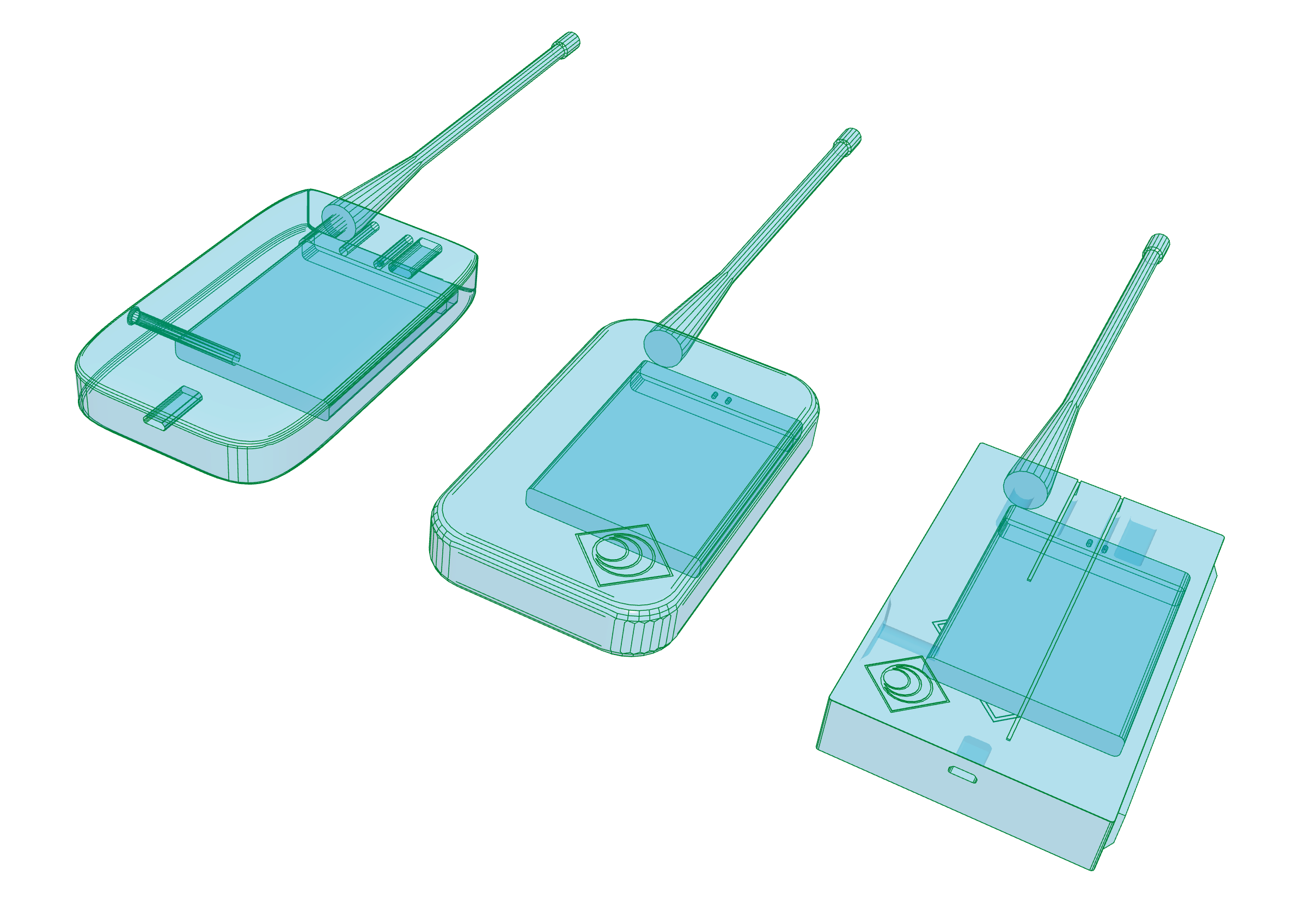 Gehäuse- und Design-Studie für ein Direct-Mode-Funkgerät