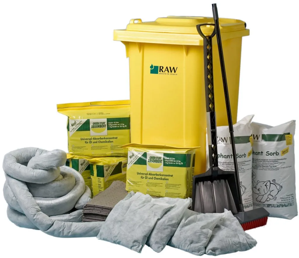 Oil binders and absorber products