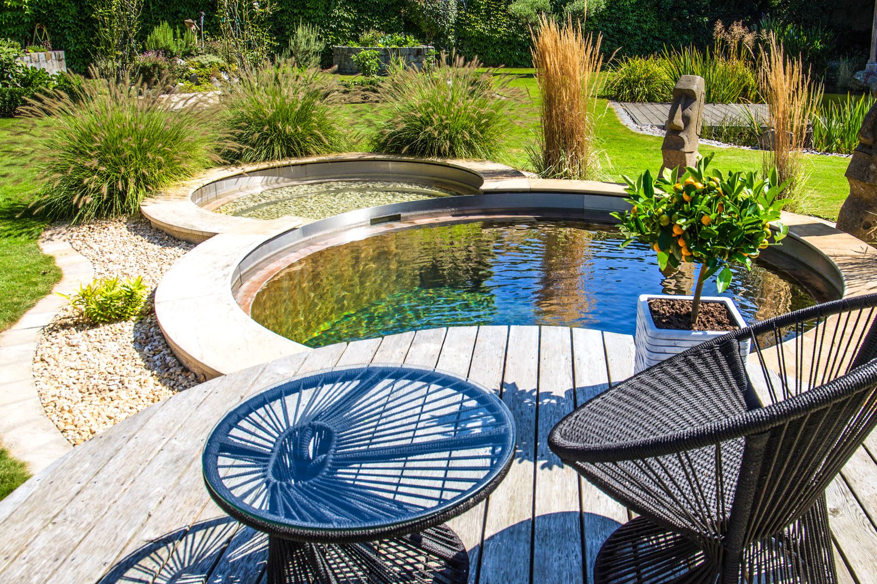 Naturpool in Gartengestaltung