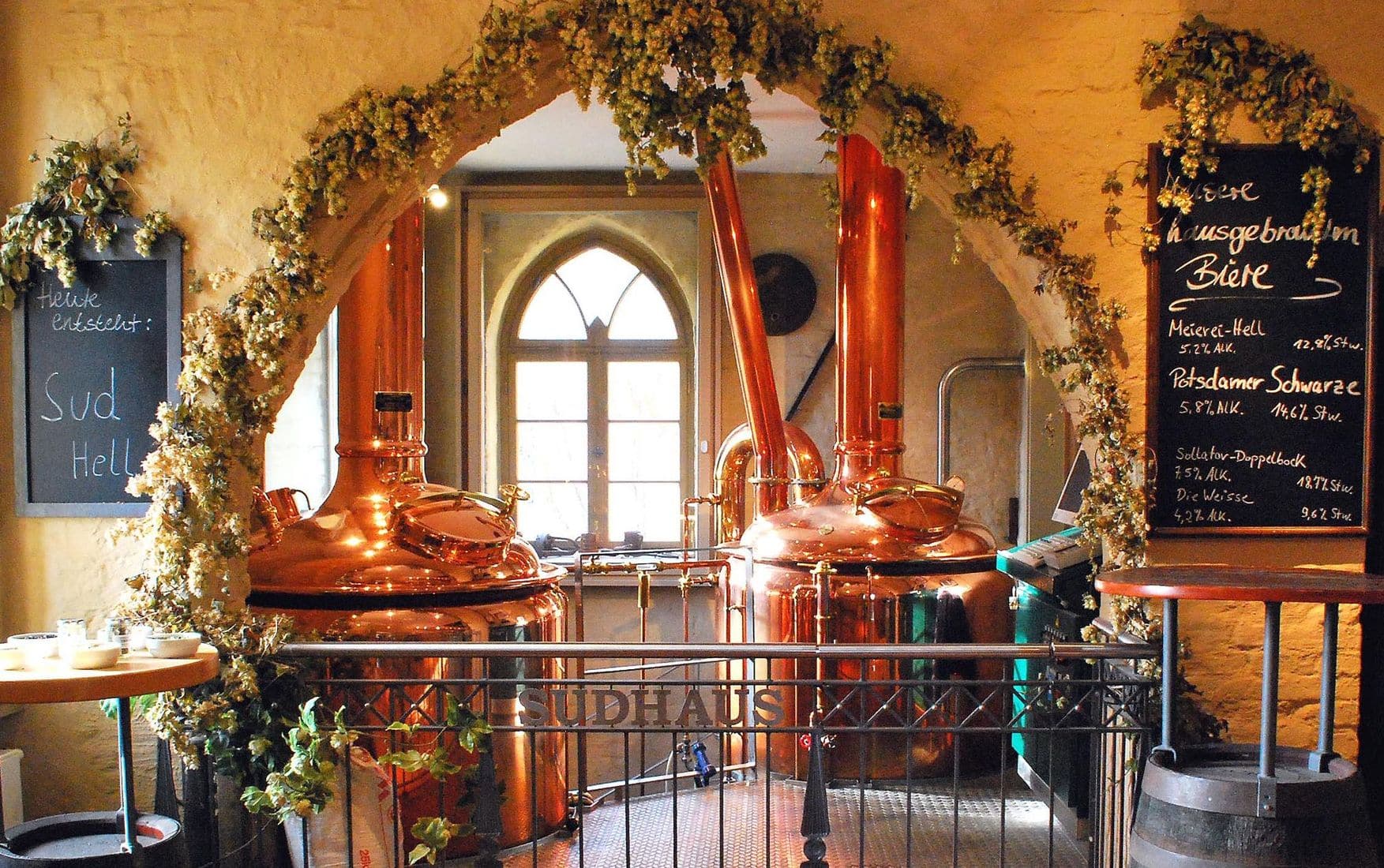 Brewhouse of the brewery