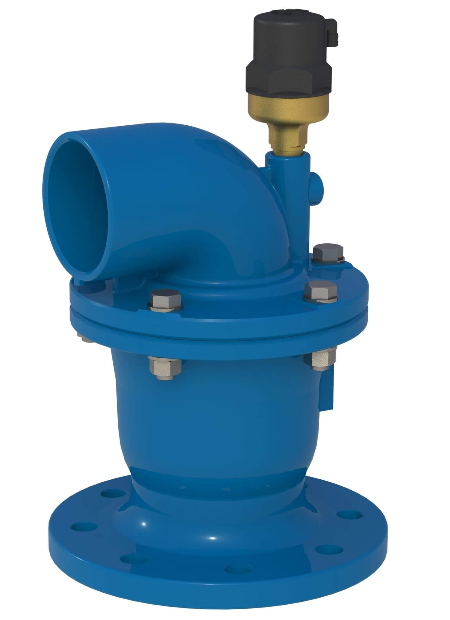 Luftventil D-050 mit horizontalem Abgang