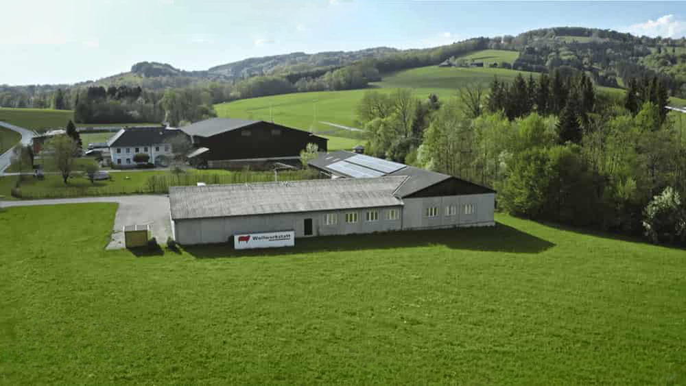 Wollwerkstatt Texing, Luftaufnahme