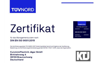 Rezertifizierung nach DIN ISO 9001:2015