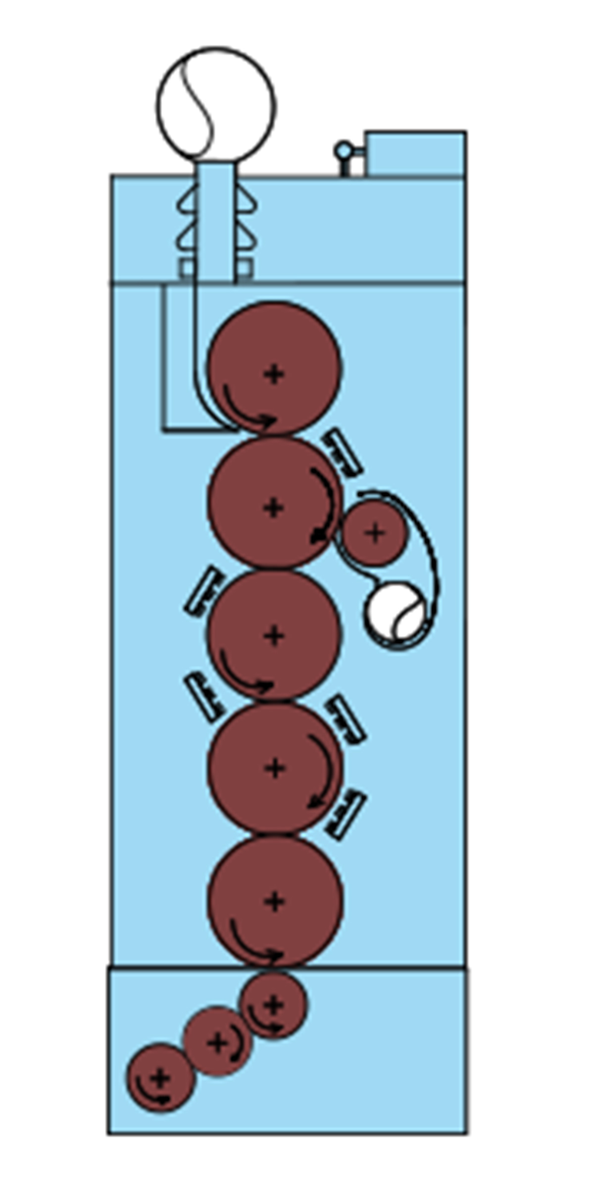 Roller-doffed Card