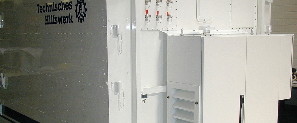 Funktionscontainer mit Strom- und Klimaanlage