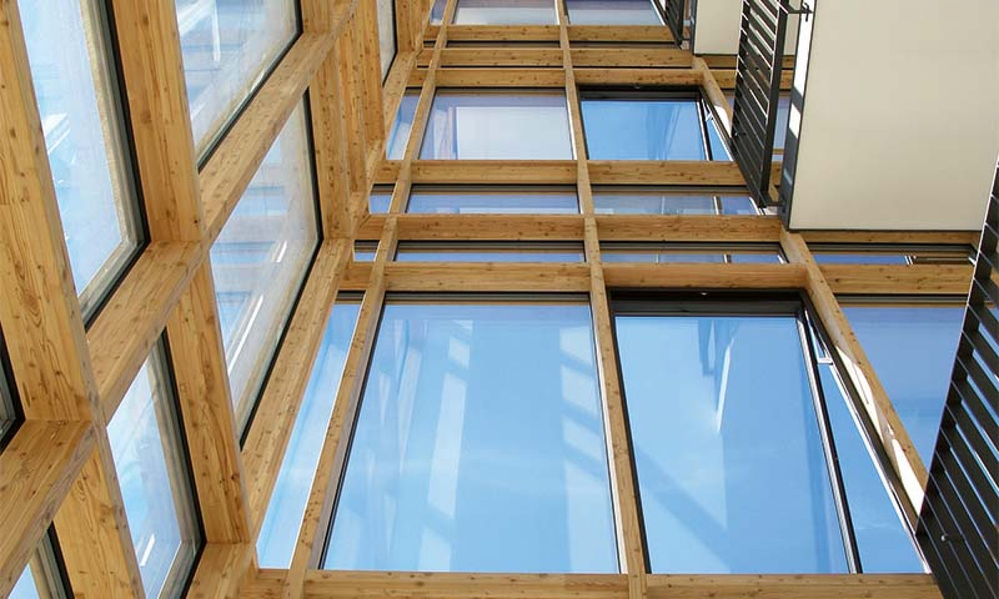 Holz-Pfosten-Riegel-Fassade