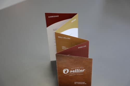 Faltblatt mit Spezialfaltung