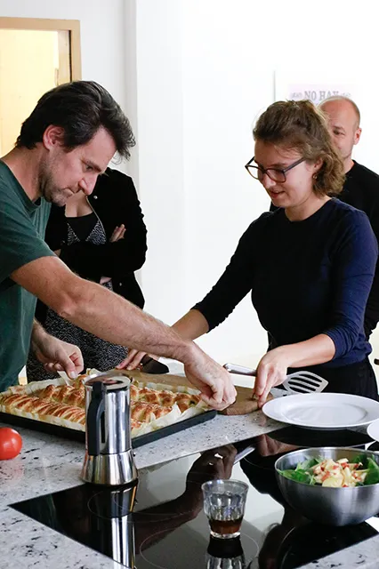 Testen von Produktentwicklungen in der Küche