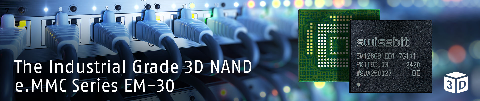 3D NAND e.MMC Speicherserie EM-30