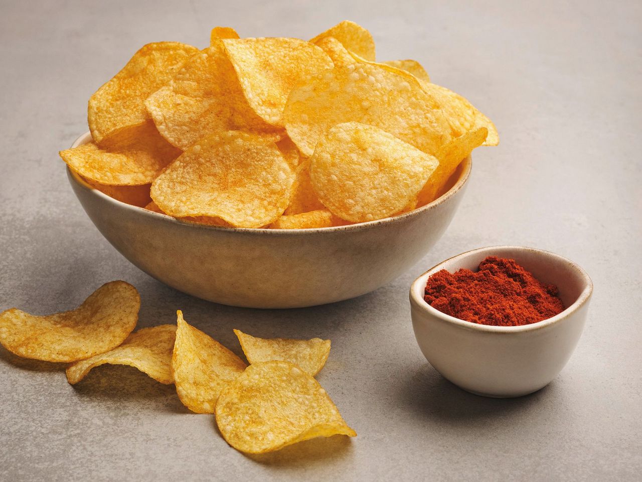 Chips (ungarische Art mit Paprika)