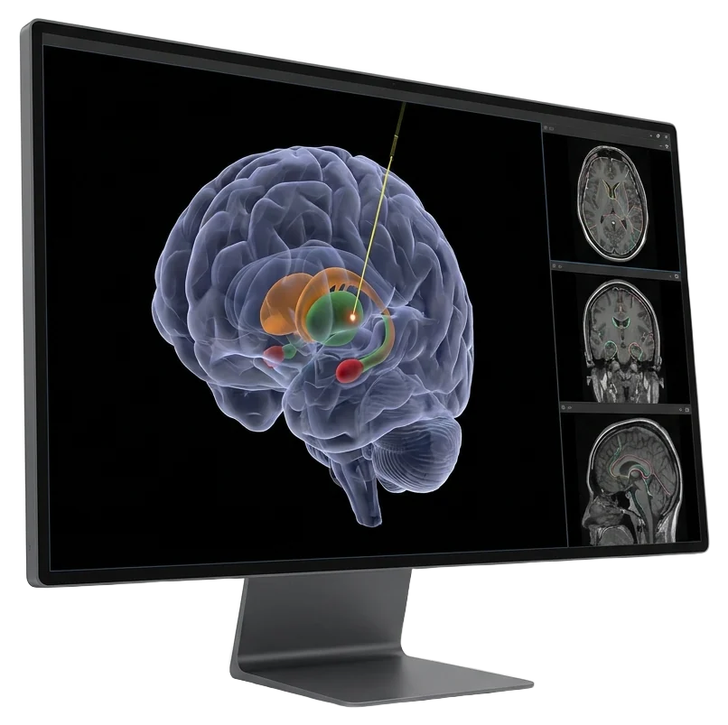 Capla Cognis DBS-Planung am Workstation-Display
