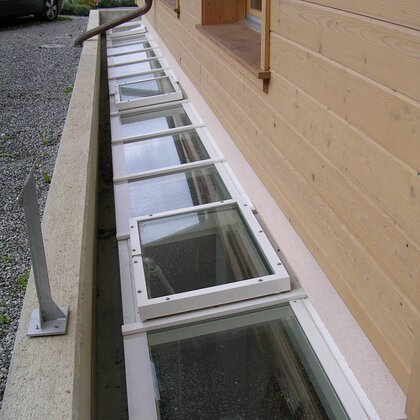 Dachfenster mit hohem Profil
