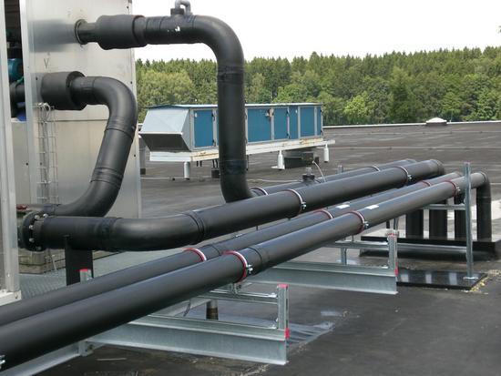 Vorisolierte Kühlrohrleitung (ABS/HDPE)