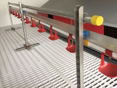 Mobiler Hühnerstall (Metall)