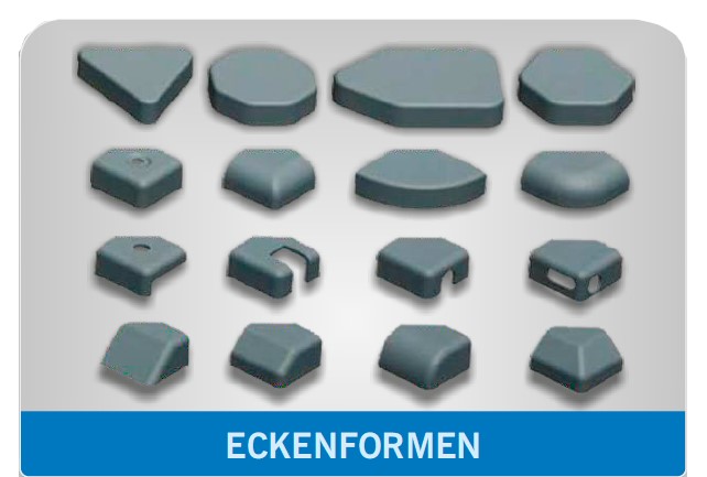 Eckenformen – Kanten verrunden