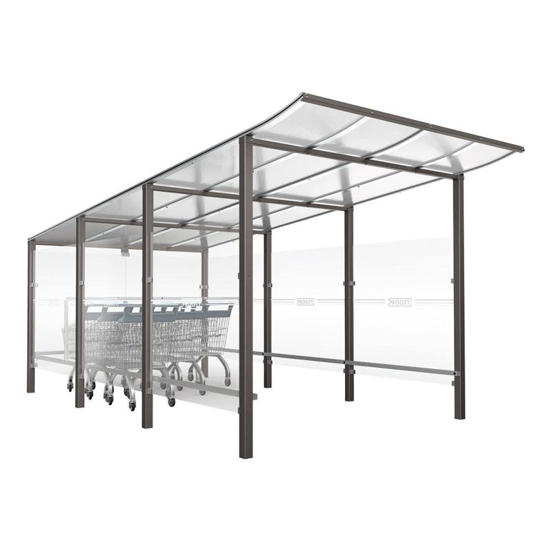 Einkaufswagenunterstand Modell Modulo