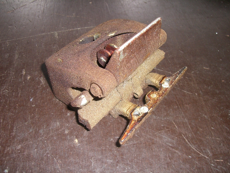 Kluppe vor Reparatur
